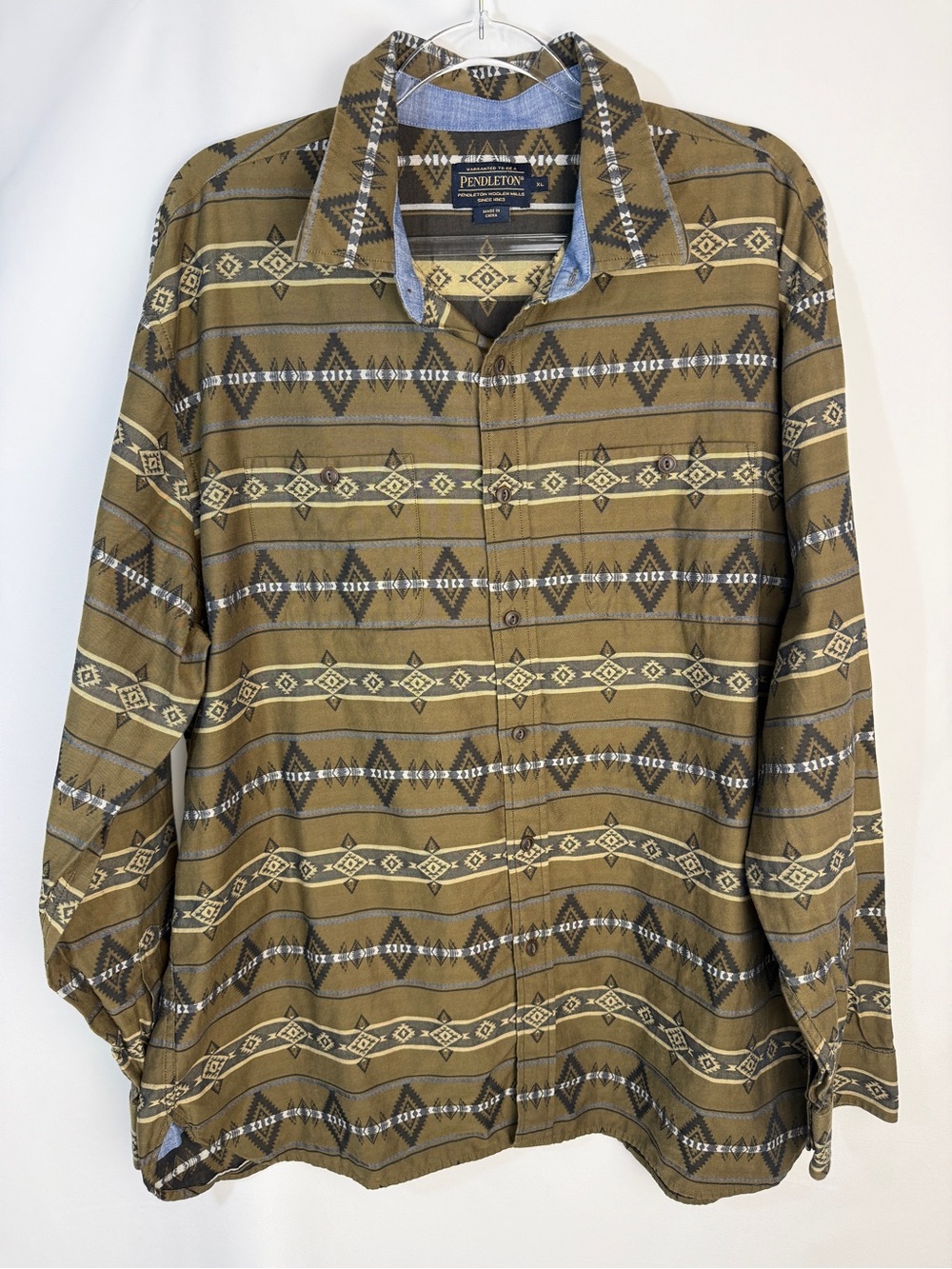 Pendleton Kyler Archive Shirt Blue Jacquard